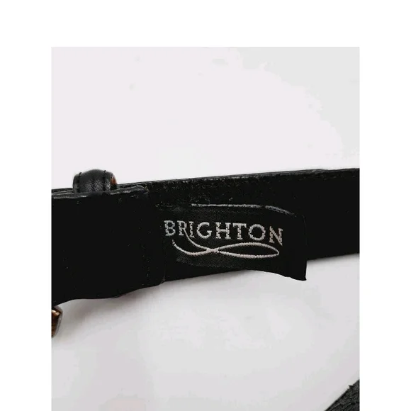 Brighton Black Belt with Gold and Silver Accents - Picture 5 of 6